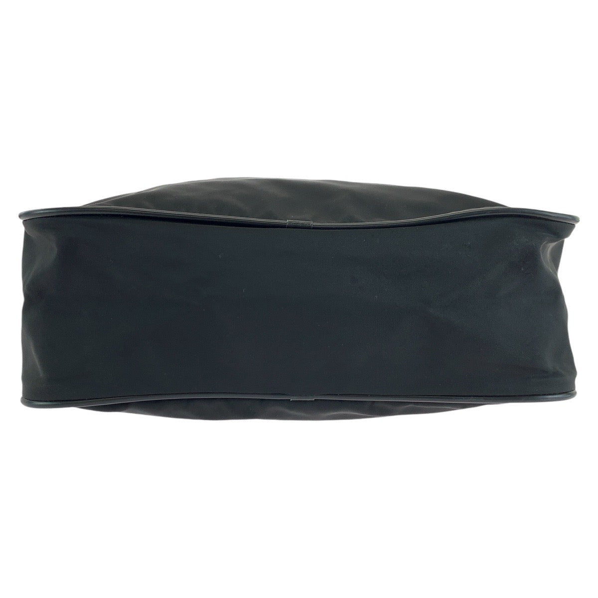 PRADA Shoulder Bag Nylon, Leather Black SilverMetal Shoulder Bag Pochette Unisex Test Triangle With logo Women Used Authentic