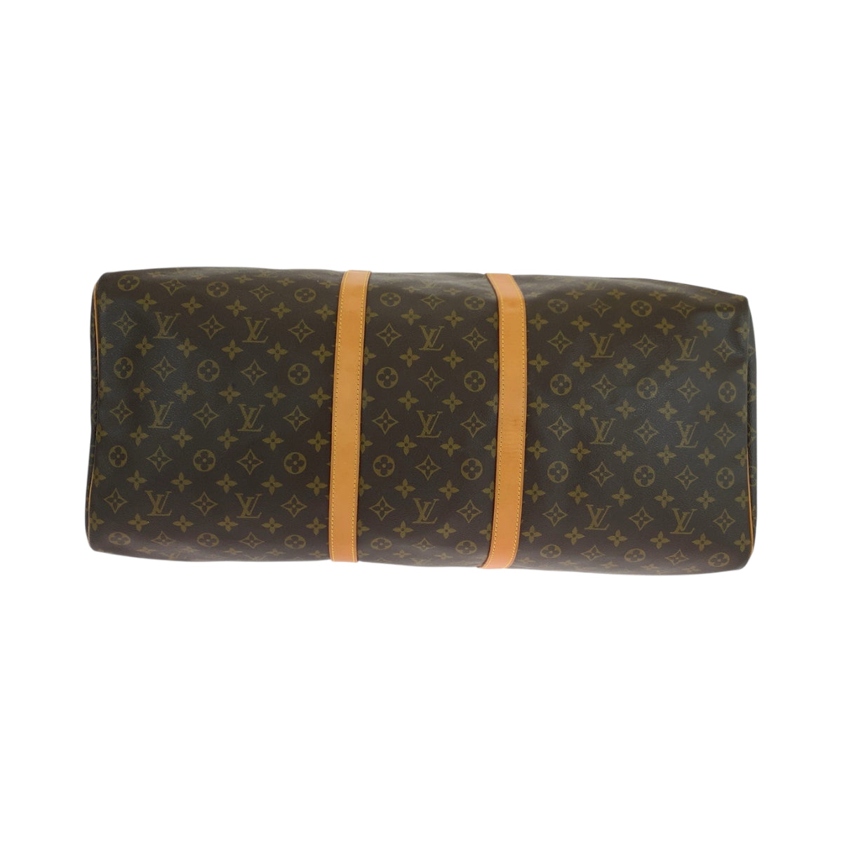 LOUIS VUITTON Boston Duffel bag M41422 PVC Brown Gold Metal Boston Duffel bag Handbag Monogram Keepall 60 Women Used Authentic