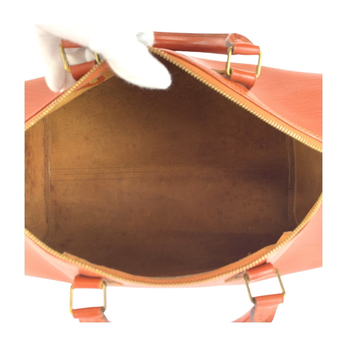 LOUIS VUITTON Handbag M42993 Epi Leather Kenya Brown Brown Gold Metal Epi Speedy 35