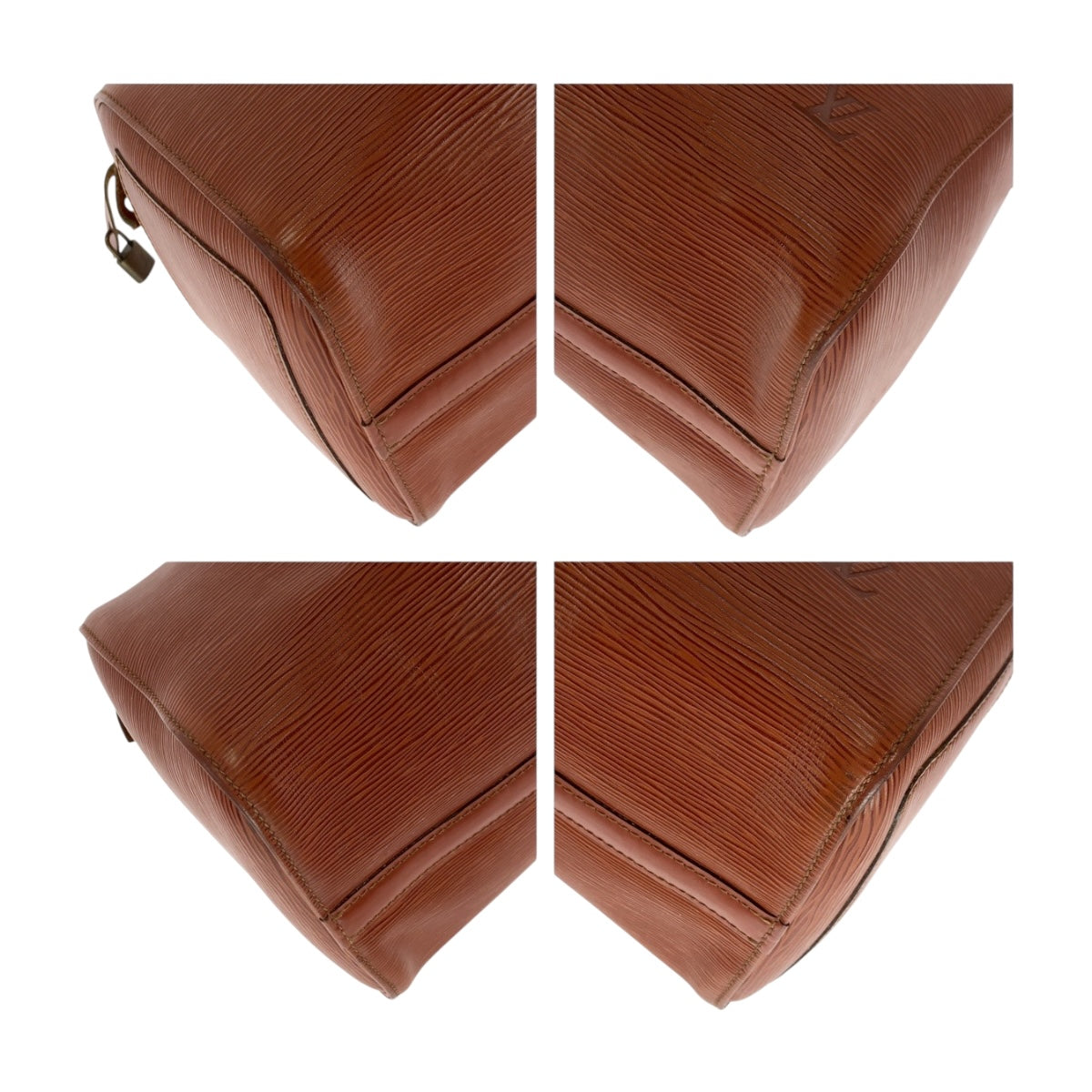 LOUIS VUITTON Handbag M42993 Epi Leather Kenya Brown Brown Gold Metal Epi Speedy 35