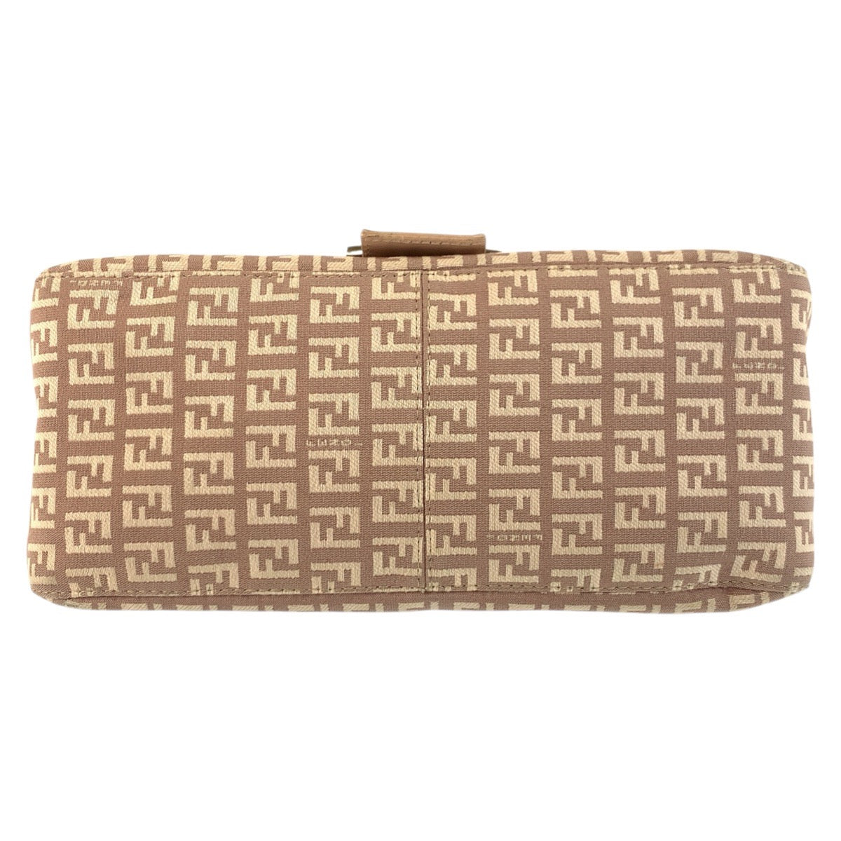 FENDI Shoulder Bag 8BR001LPN059 Canvas, Leather Pink Beige Gold Metal Zucchino Mamma Bucket Women Used Authentic