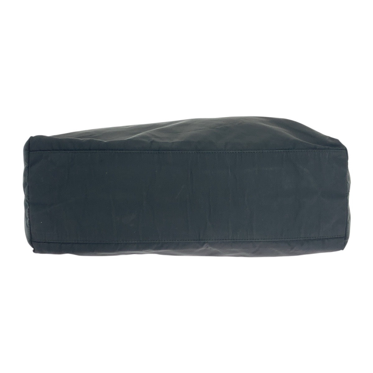 PRADA Shoulder Bag 110 Nylon black Shoulder Bag Tote Bag Test Triangle With logo Women Used Authentic