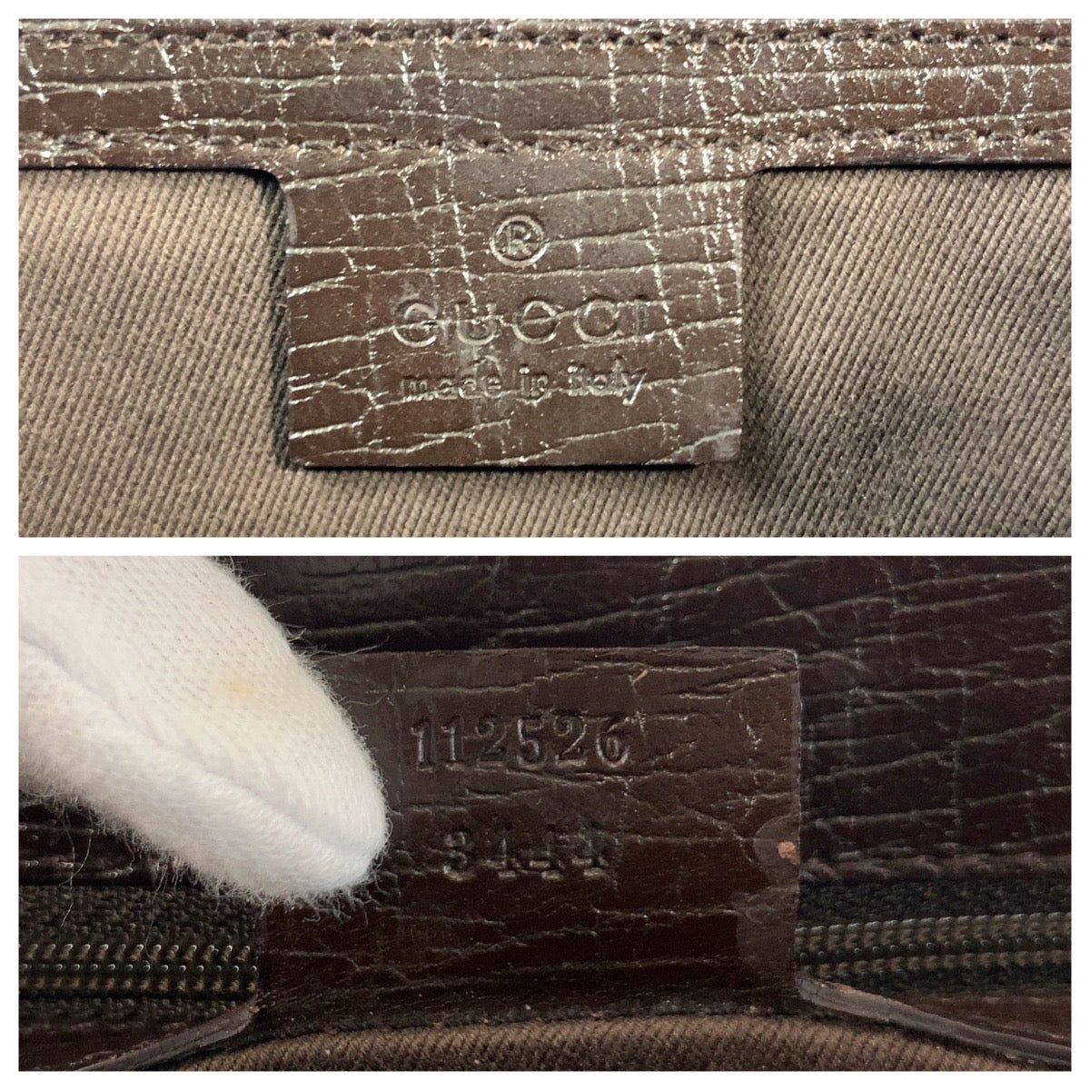 GUCCI Tote Bag 112526 GG canvas Beige Brown SilverMetal Tote Bag Shoulder Bag Bamboo Women Used Authentic