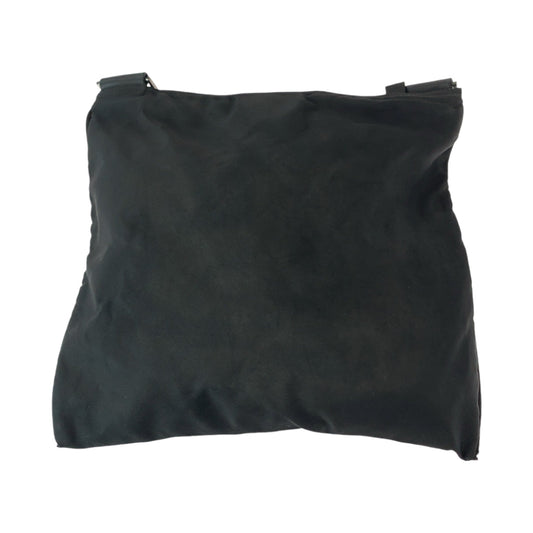 PRADA Shoulder Bag Nylon black Shoulder Bag Sacoche Pochette Test Triangle With logo mens Used Authentic