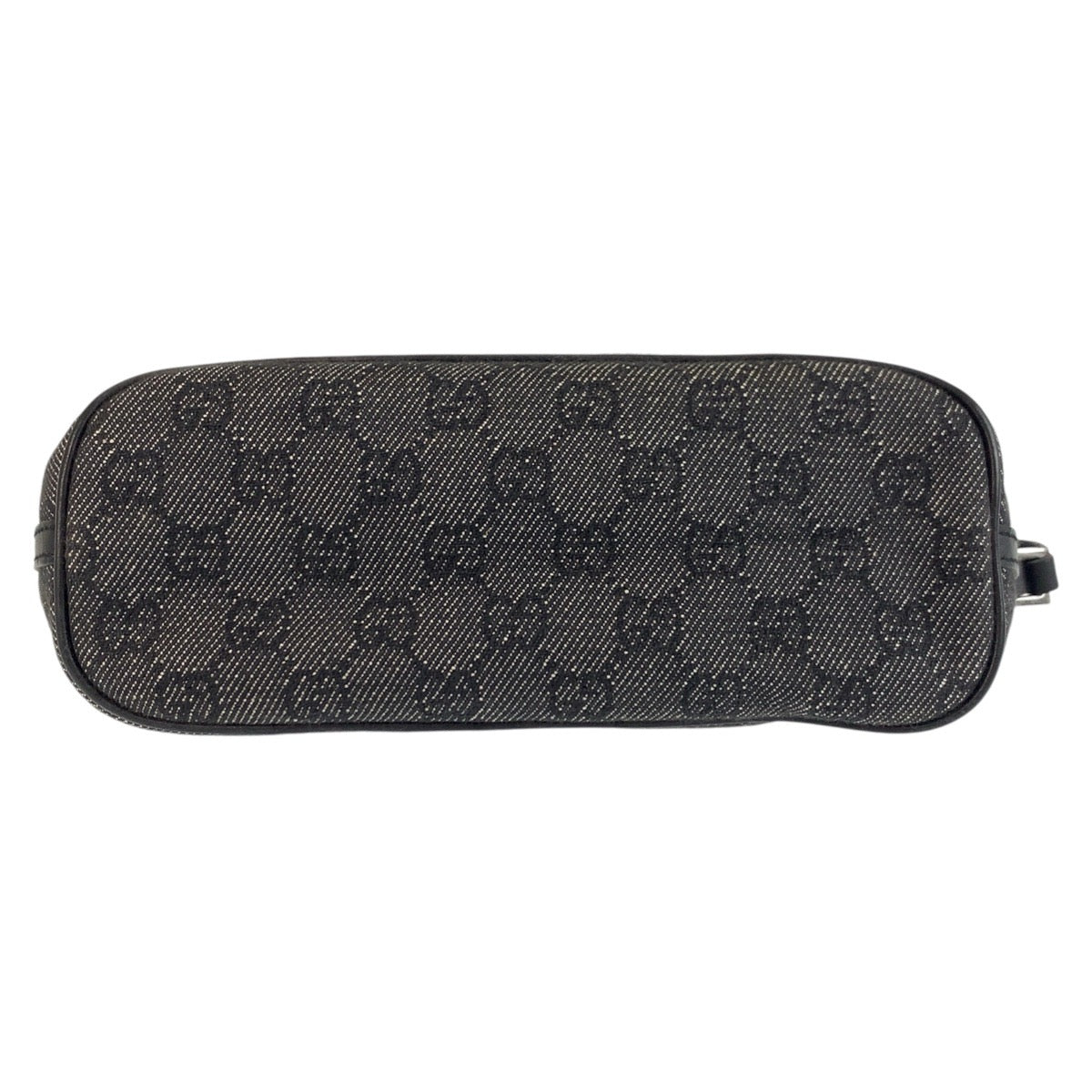 GUCCI Handbag 07198 GG canvas, leather black Handbag accessory pouch Women Used Authentic