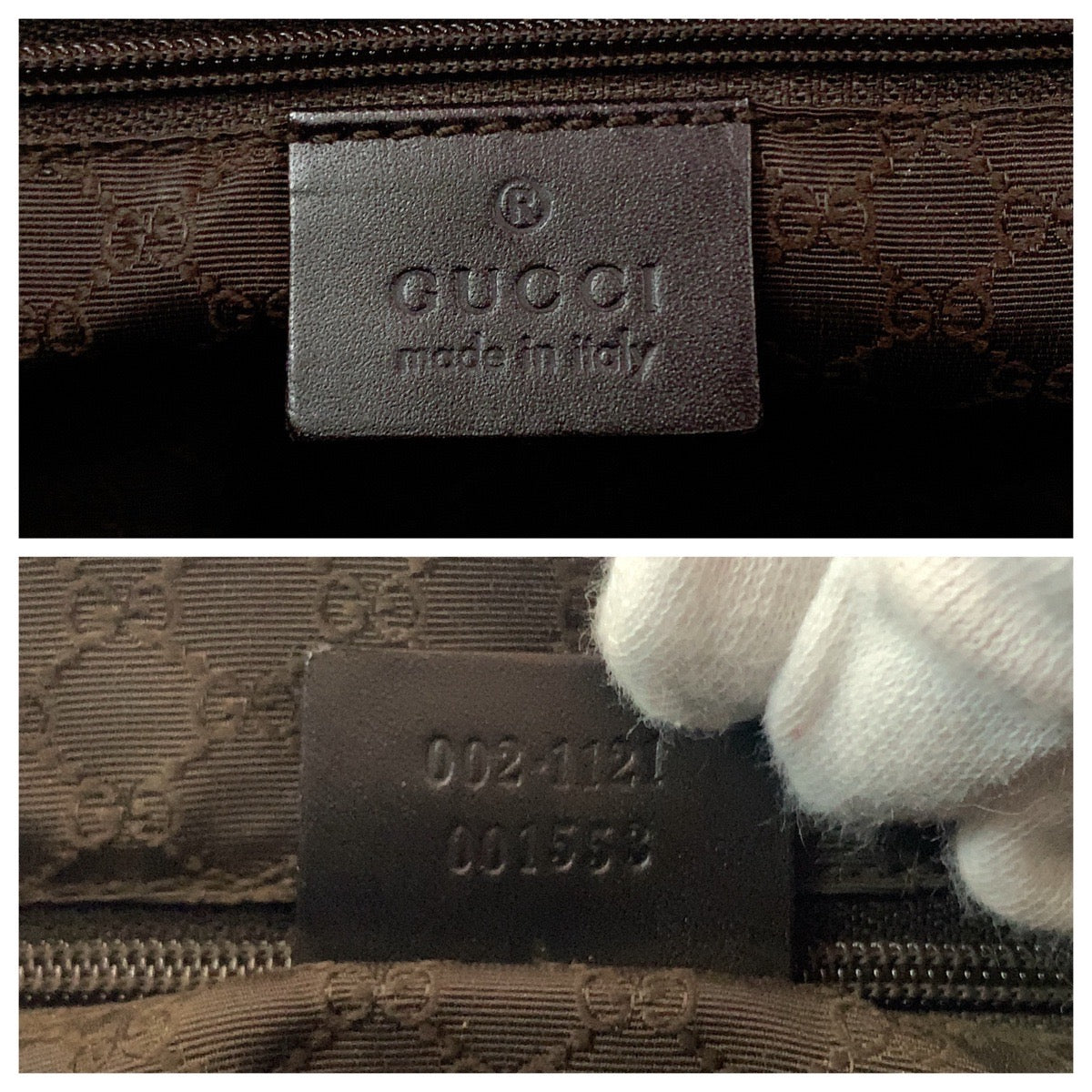 GUCCI Tote Bag 002 1121 canvas Camel Red Green GoldMetal Tote Bag Shoulder Bag Sherry line Women Used Authentic