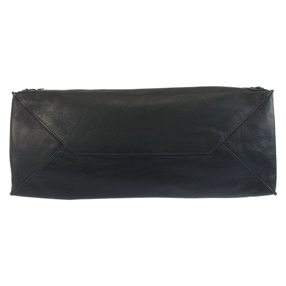 BALENCIAGA Tote Bag 236701 leather Black SilverMetal Tote Bag Shoulder Bag Unisex paper Women Used Authentic