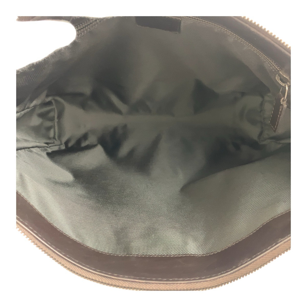 GUCCI Shoulder Bag 110054 GG Supreme Canvas Beige Brown SilverMetal