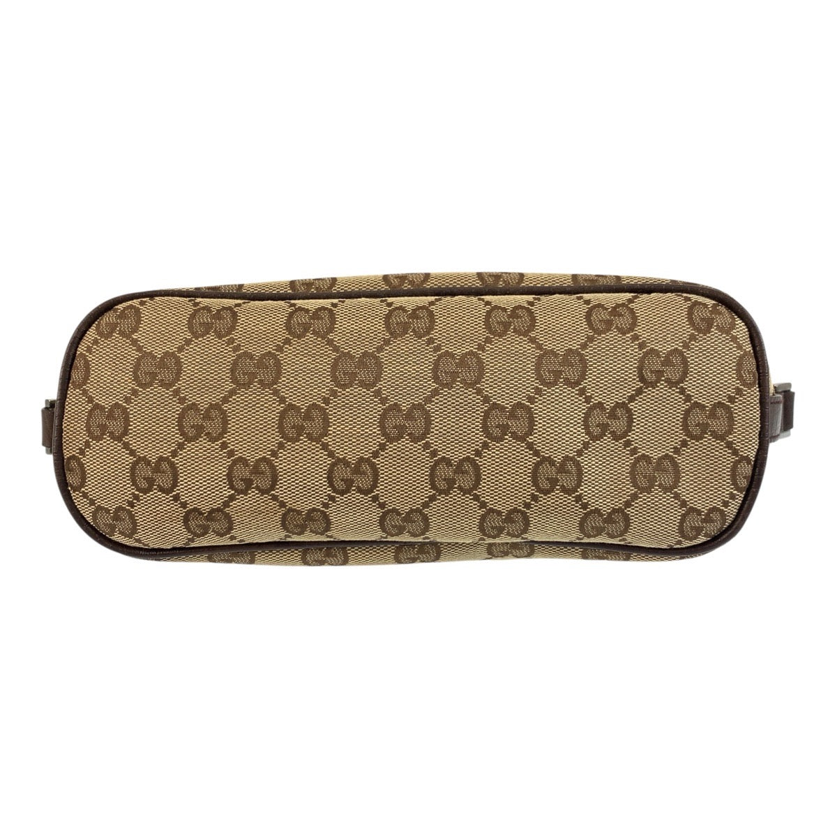 GUCCI Handbag 141809 GG canvas Beige SilverMetal Handbag accessory pouch Sherry line Women Used Authentic