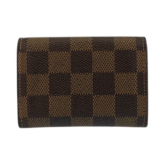 LOUIS VUITTON Coin case N61930 PVC Brown Damier Portonet plat