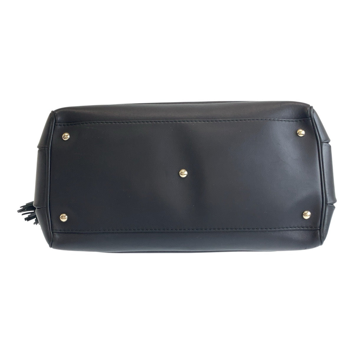 GUCCI Handbag 296860 leather Black GoldMetal Bamboo