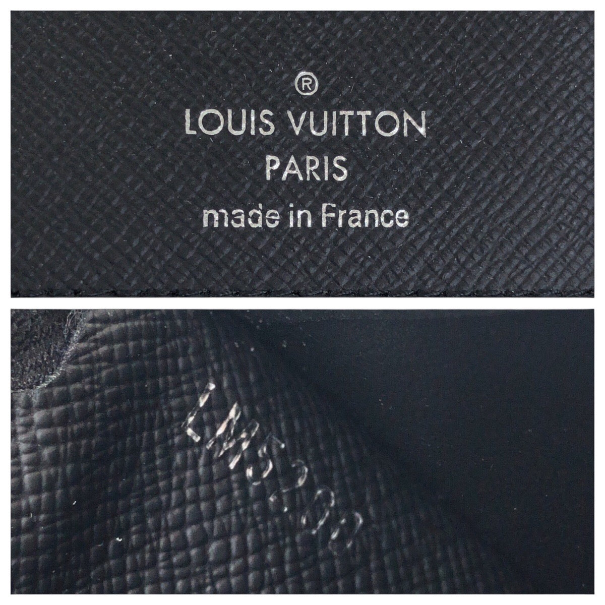 LOUIS VUITTON Long Wallet Purse M62295 PVC black Monogram Eclipse Zippy Wallet Vertical