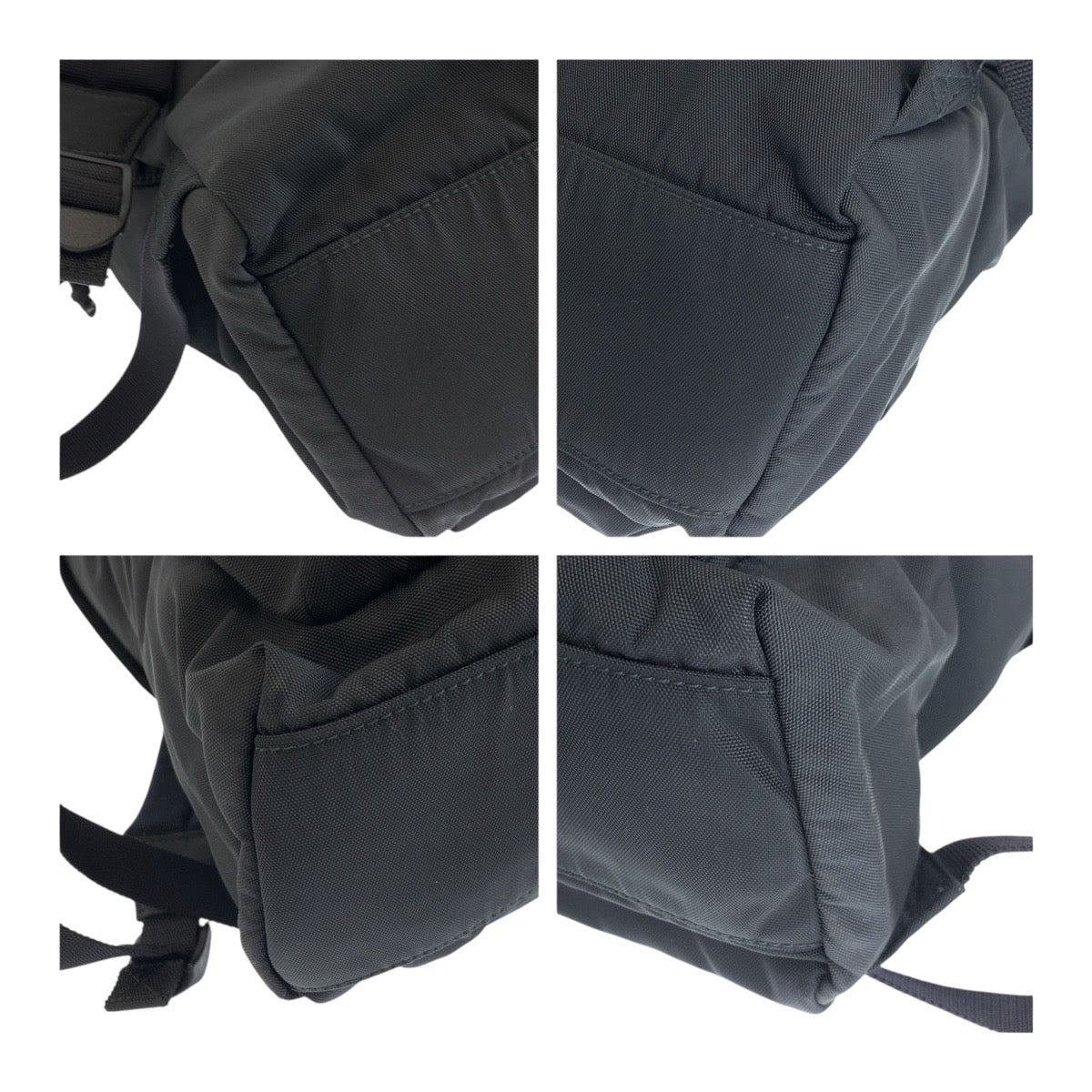 BALENCIAGA Backpack 503221 Nylon black Explorer logo