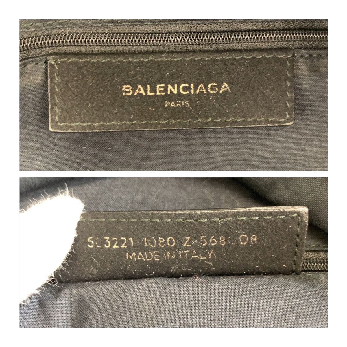 BALENCIAGA Backpack 503221 Nylon black Explorer logo