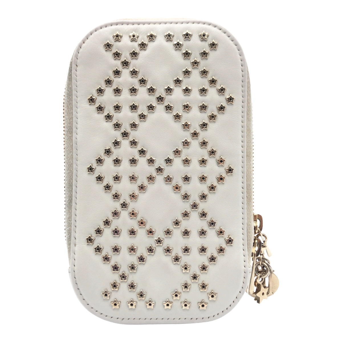 Dior Shoulder Bag S0872BNHB leather White GoldMetal Lady Dior