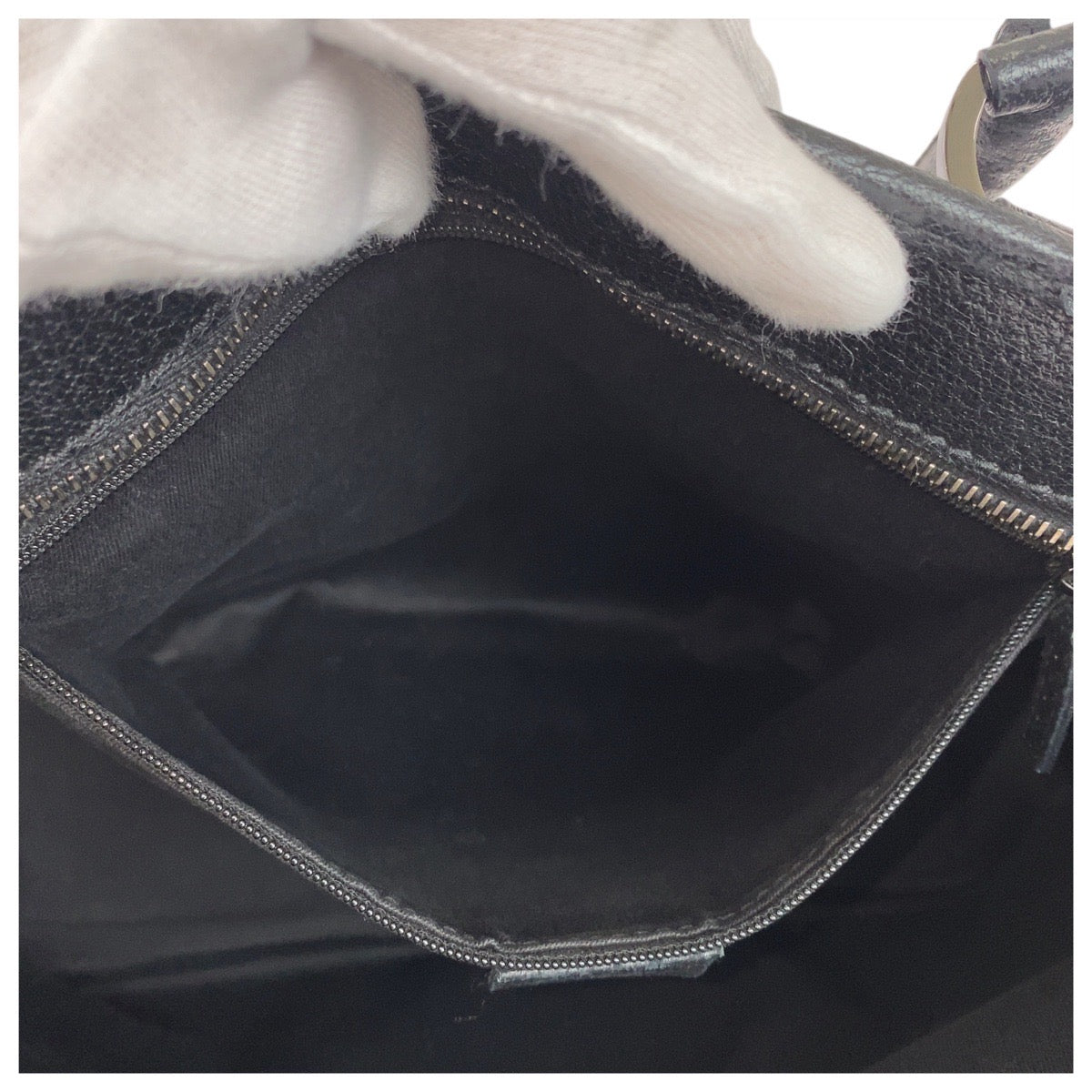 GUCCI Tote Bag 113 011 GG canvas Black SilverMetal