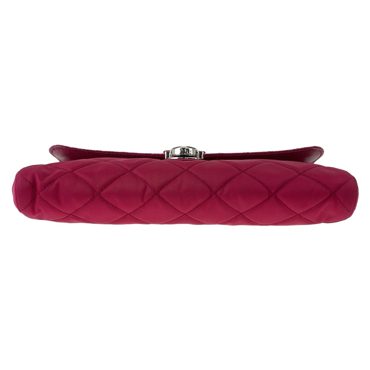 PRADA Shoulder Bag Nylon Pink SilverMetal Testuto Impuntu