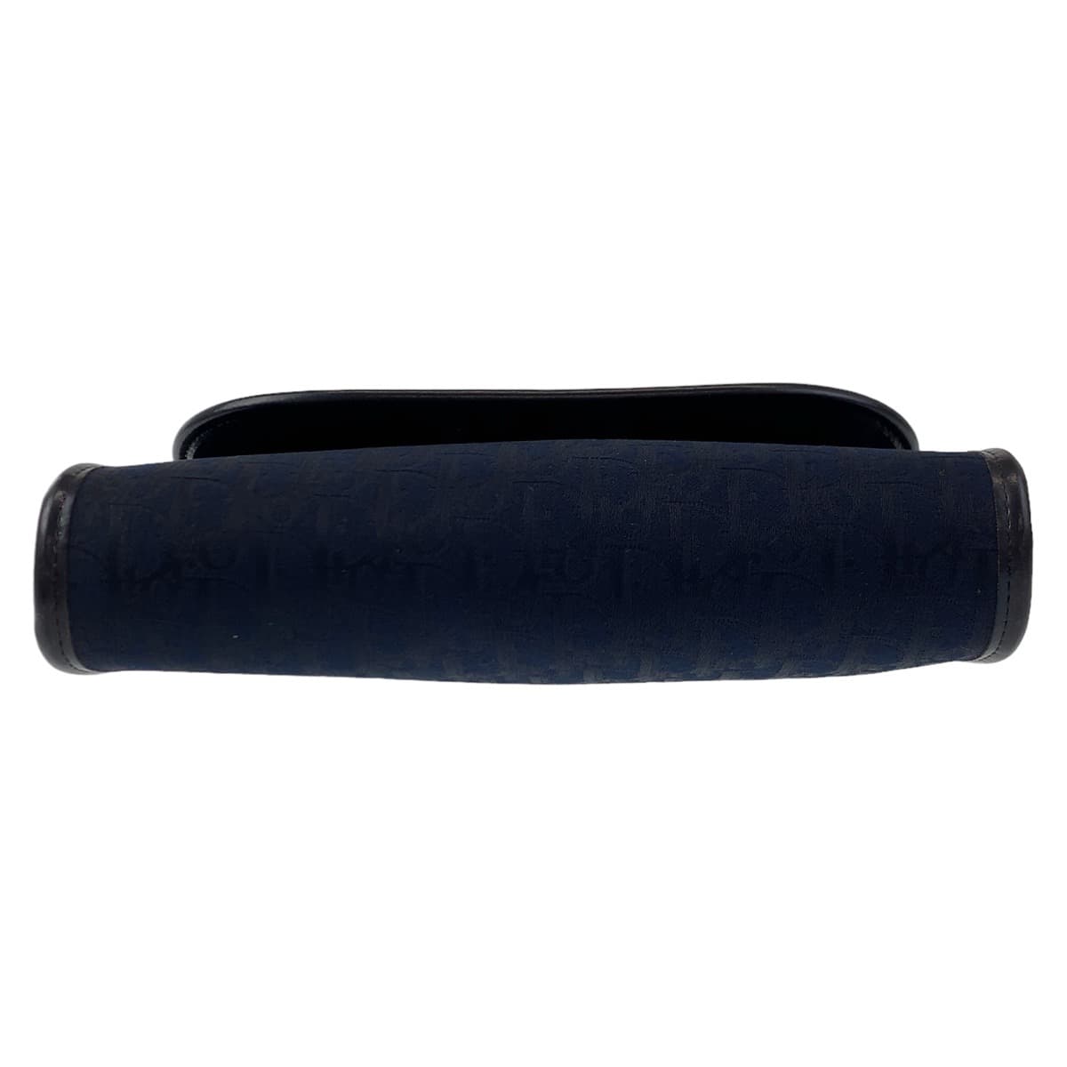 Dior Shoulder Bag canvas Navy Gold Metal Trotter