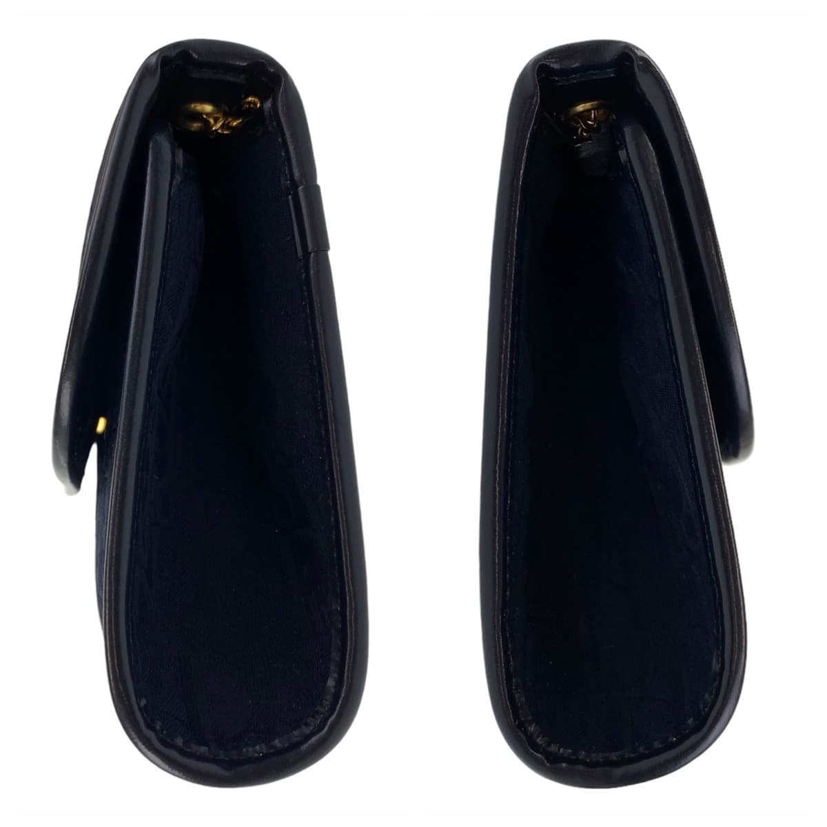 Dior Shoulder Bag canvas Navy Gold Metal Trotter