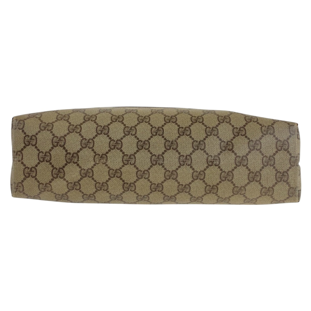 GUCCI Tote Bag 002 58 6487 GG Supreme Canvas Beige Multicolor Gold Metal Old Gucci Shelly Line