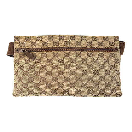 GUCCI Sling bag 28566 GG canvas Beige brown
