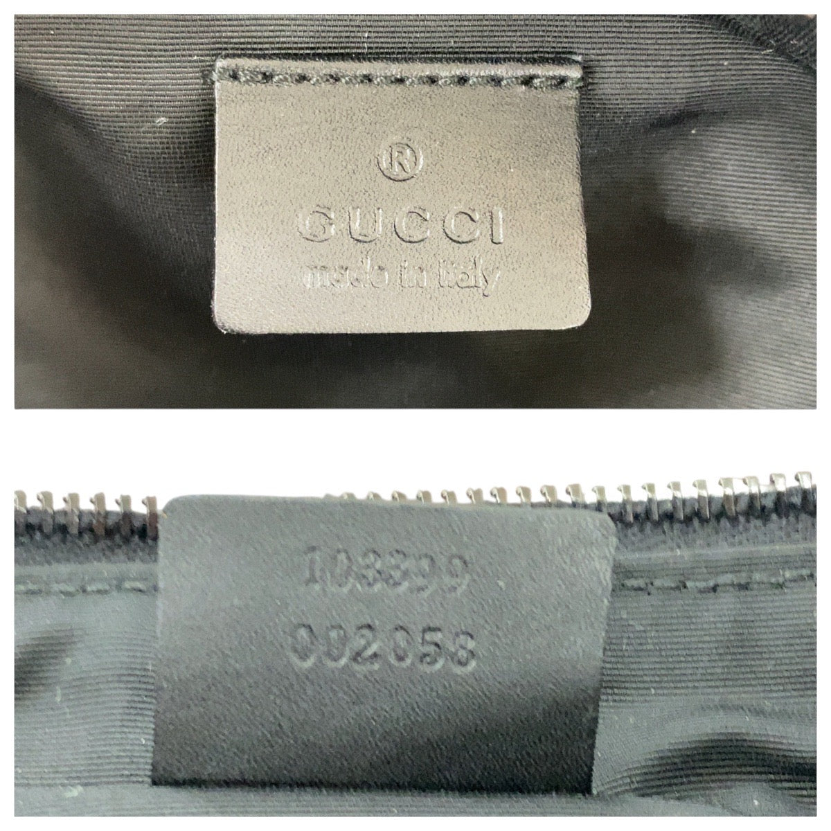 GUCCI Handbag 103399 GG canvas black