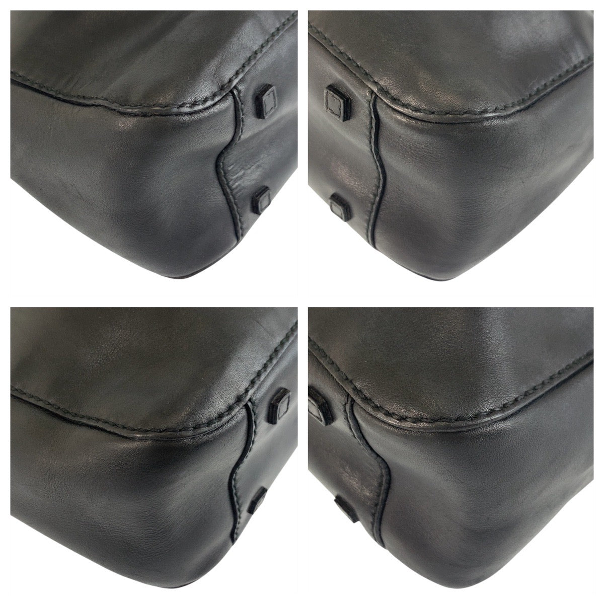 GUCCI Tote Bag 101919 leather Black black
