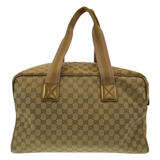 GUCCI Boston Duffel bag 153240 GG canvas Beige multicolor Sherry line