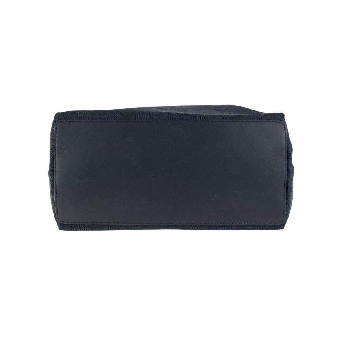 GUCCI Tote Bag 31243 GG canvas Black SilverMetal