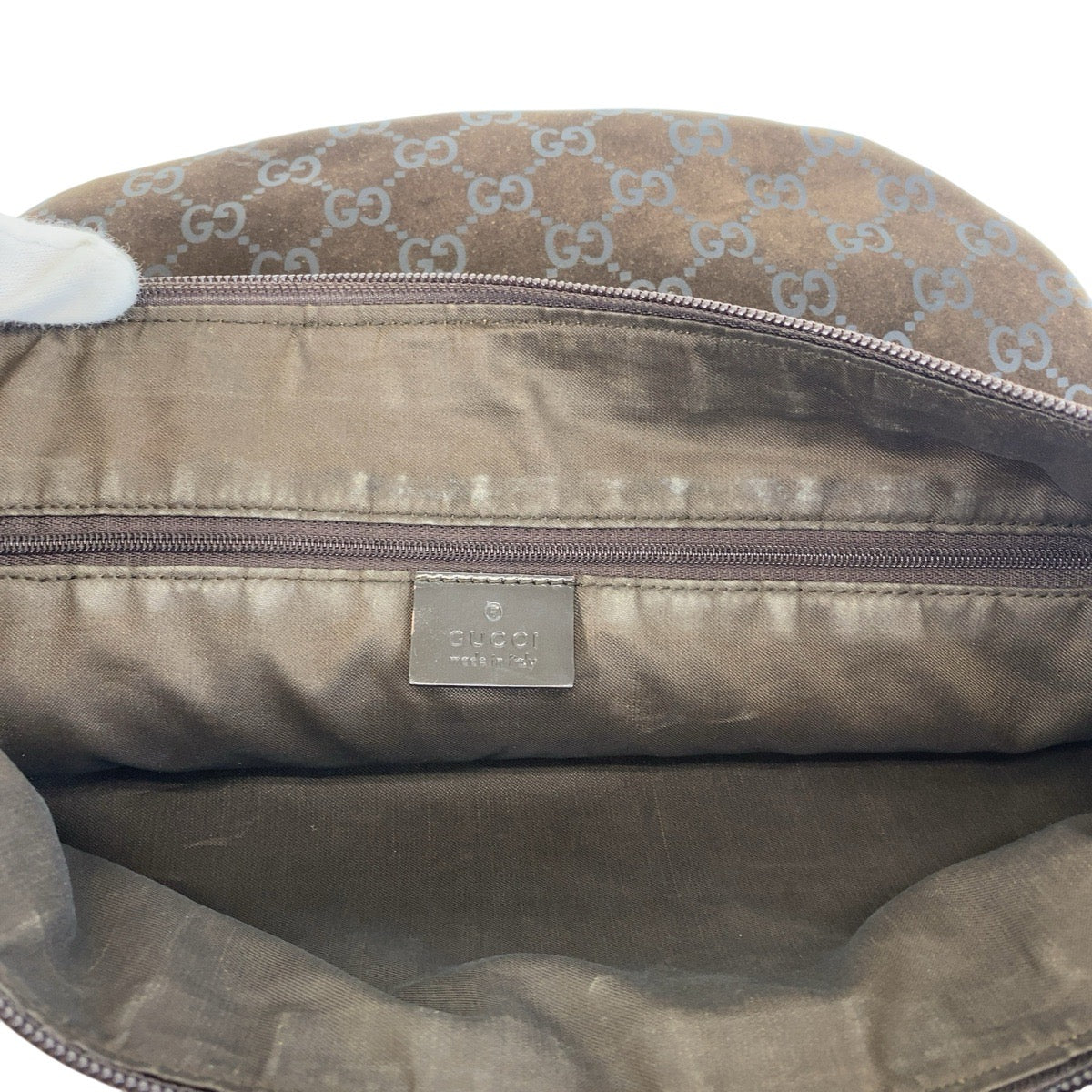 GUCCI Shoulder Bag 001 1206 GG canvas Brown