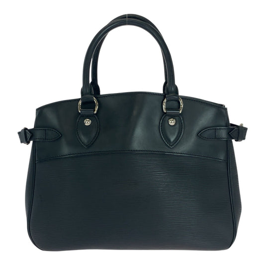 LOUIS VUITTON Handbag M59262 Epi Leather Noir Black SilverMetal Epi Passy PM