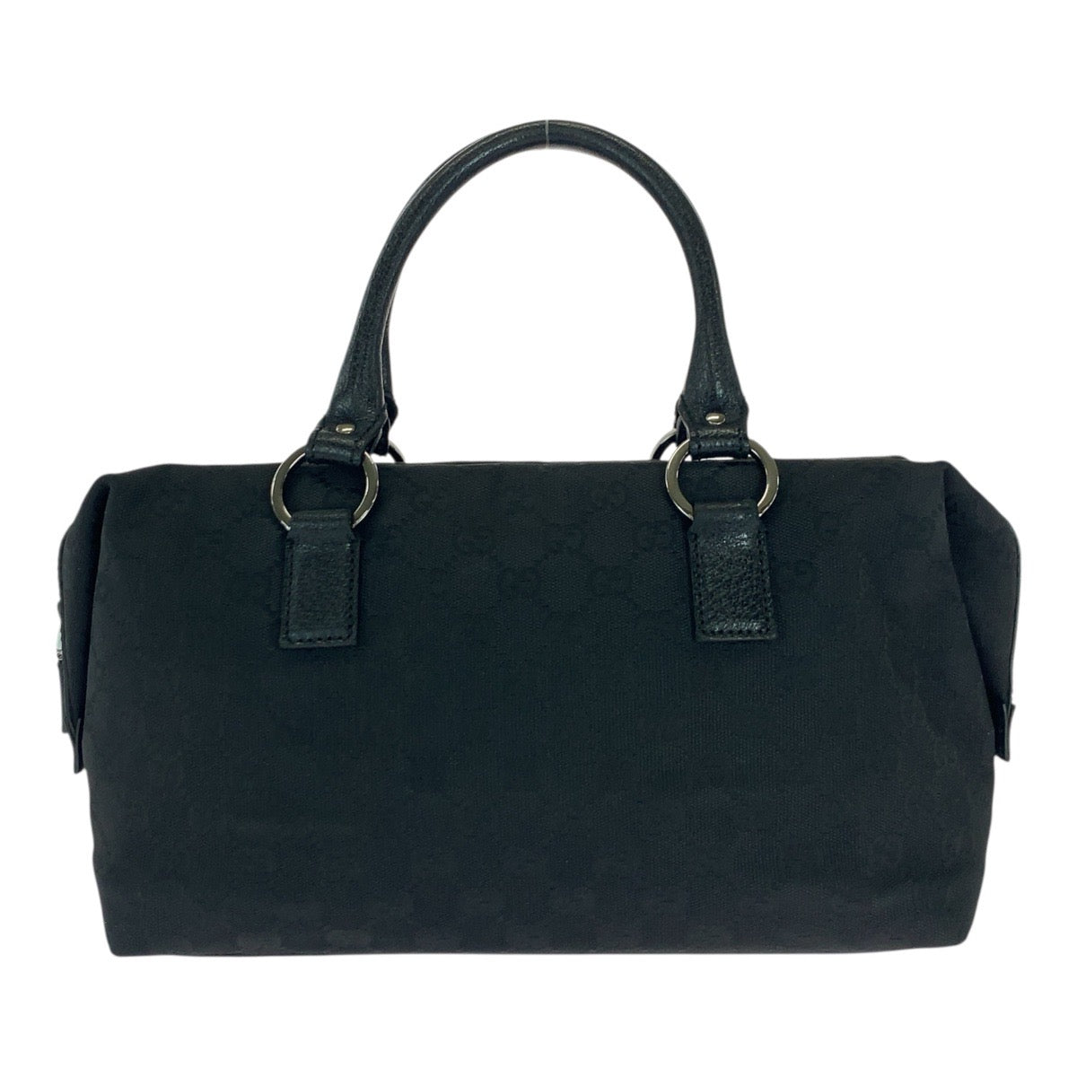 GUCCI Handbag 113009 GG canvas Black SilverMetal