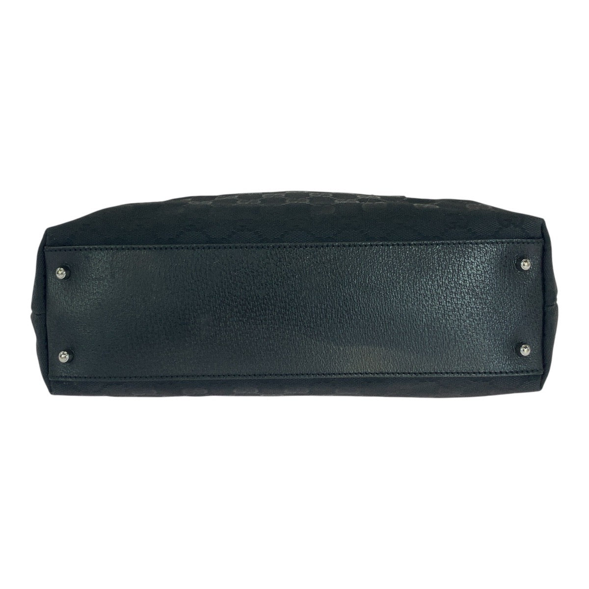 GUCCI Handbag 113009 GG canvas Black SilverMetal