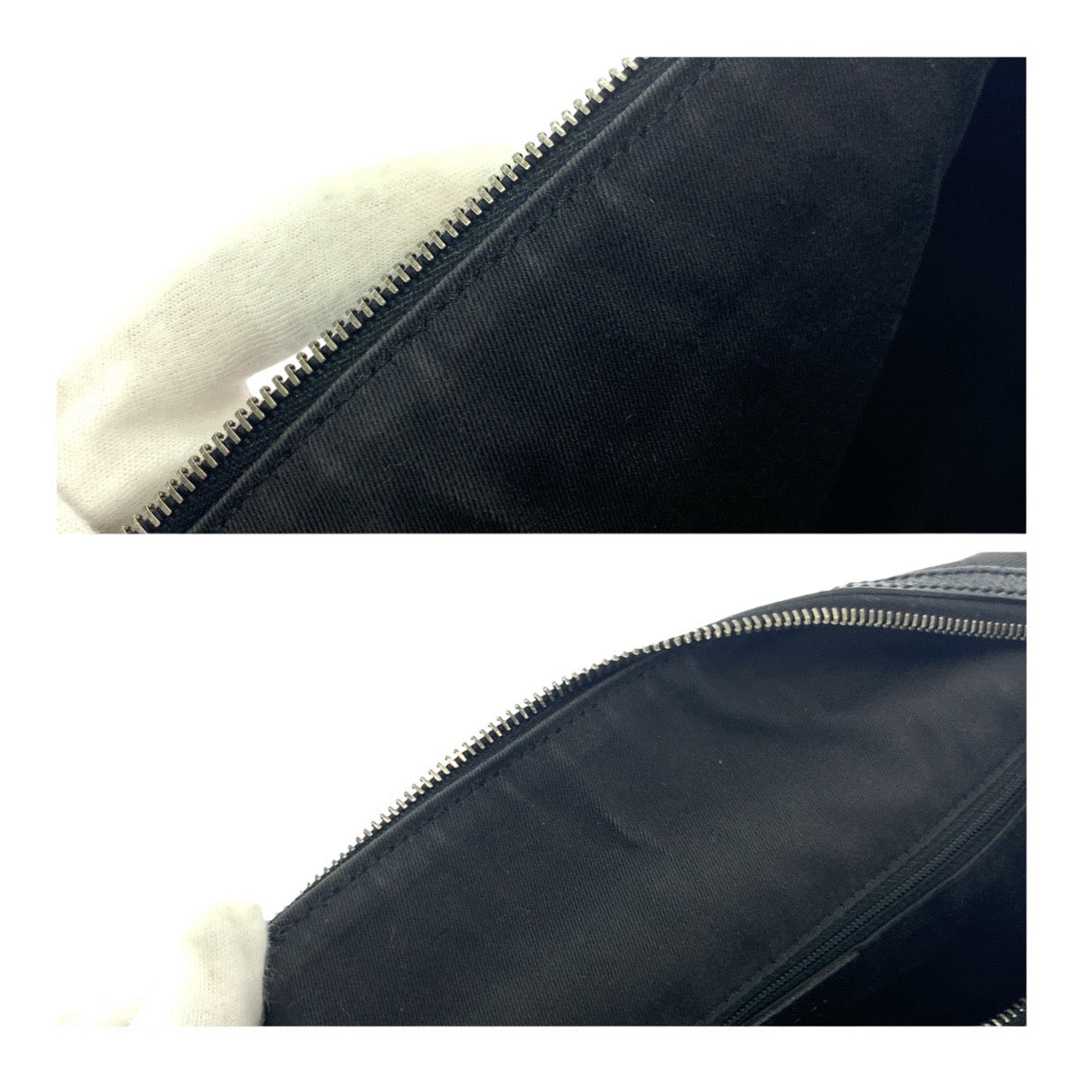 GUCCI Handbag 113009 GG canvas Black SilverMetal