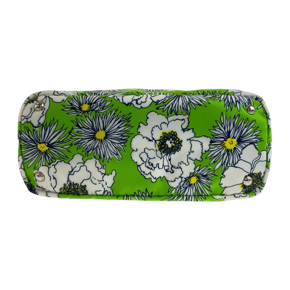 PRADA Tote Bag Nylon Green Multicolor SilverMetal Test Triangle With logo