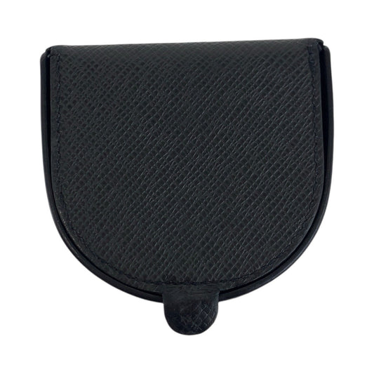 LOUIS VUITTON Coin case M64422 Taiga black Taiga Portonet cuvette