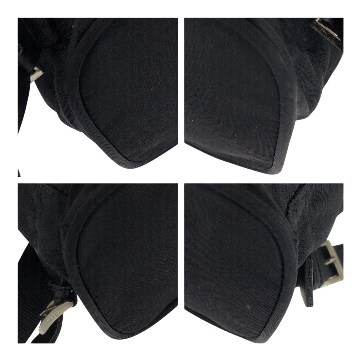 PRADA Backpack Nylon Black SilverMetal Test