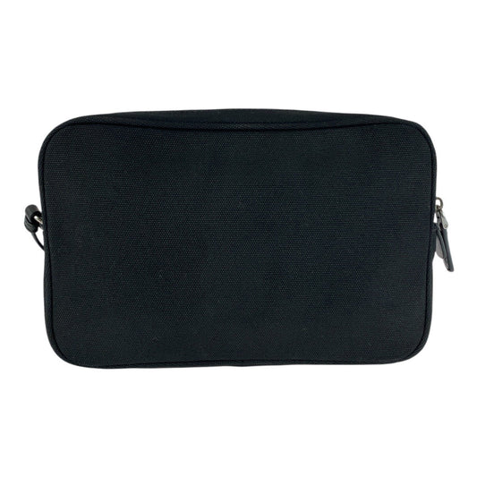 PRADA Clutch bag canvas Black SilverMetal