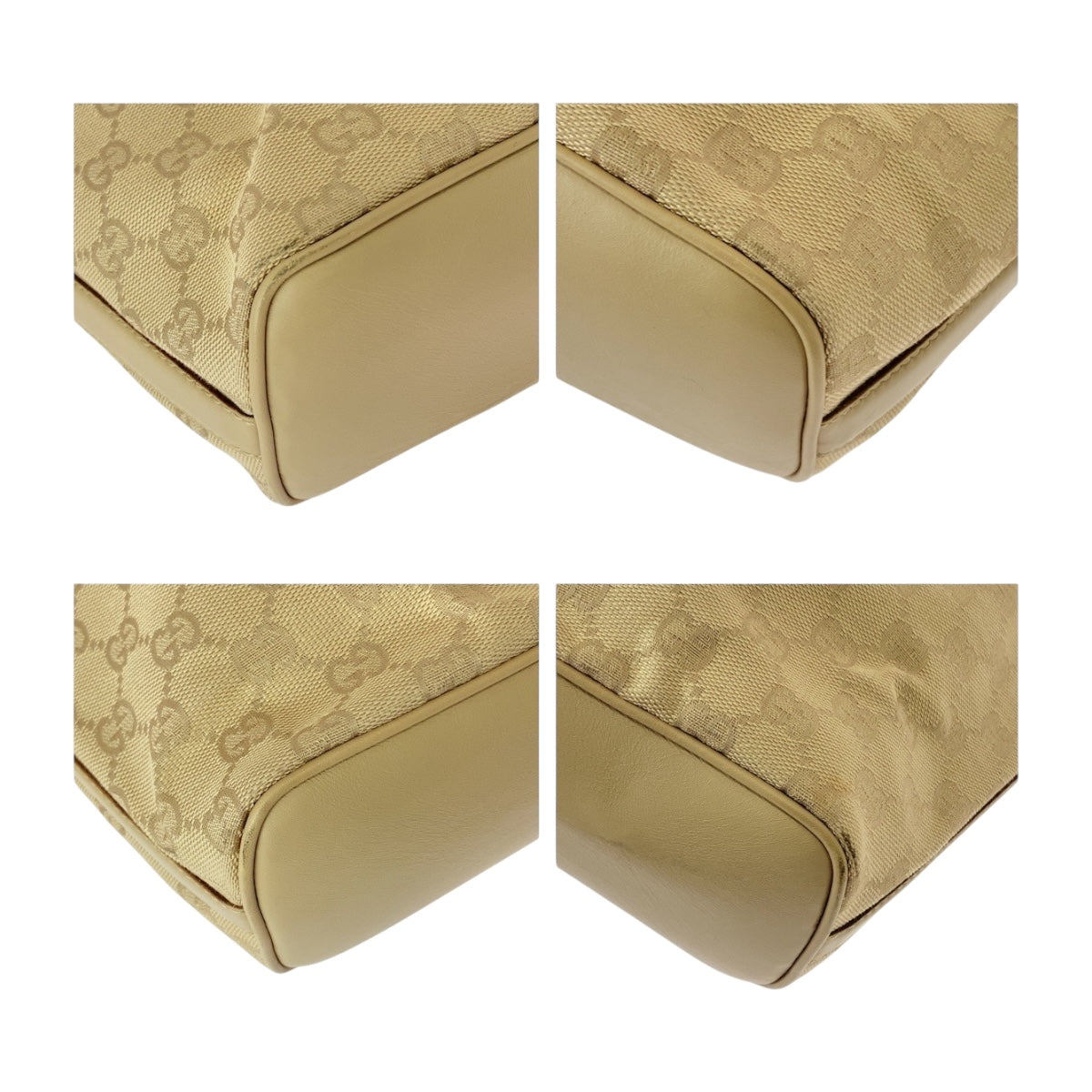 GUCCI Shoulder Bag 73885 GG canvas Beige SilverMetal