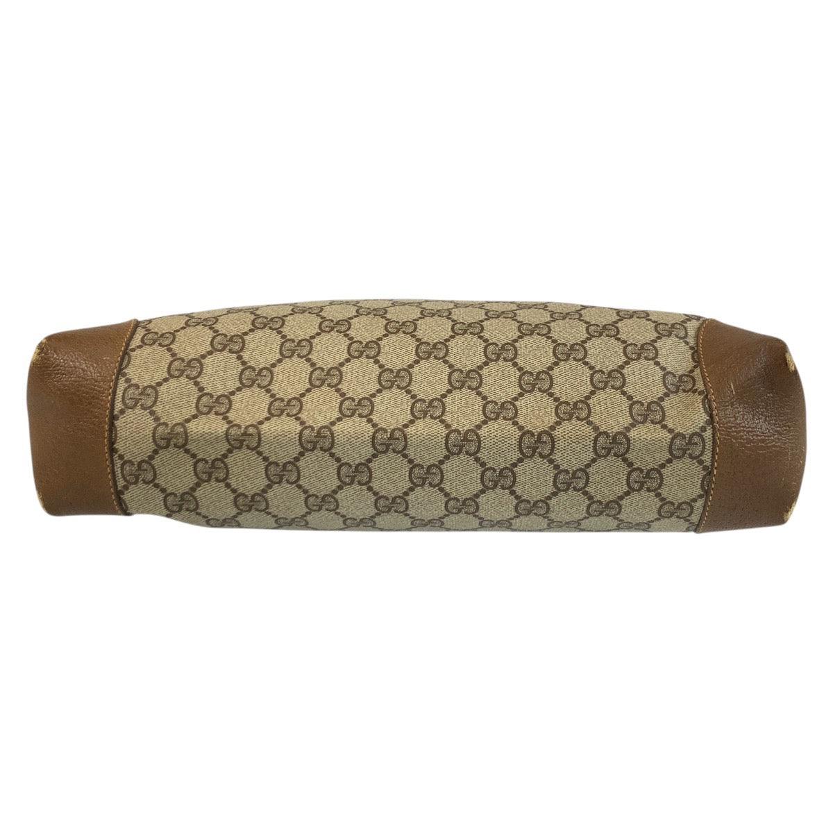 GUCCI Tote Bag 002 904 0131 GG Supreme Canvas Beige Gold Metal Sherry Line Old Gucci