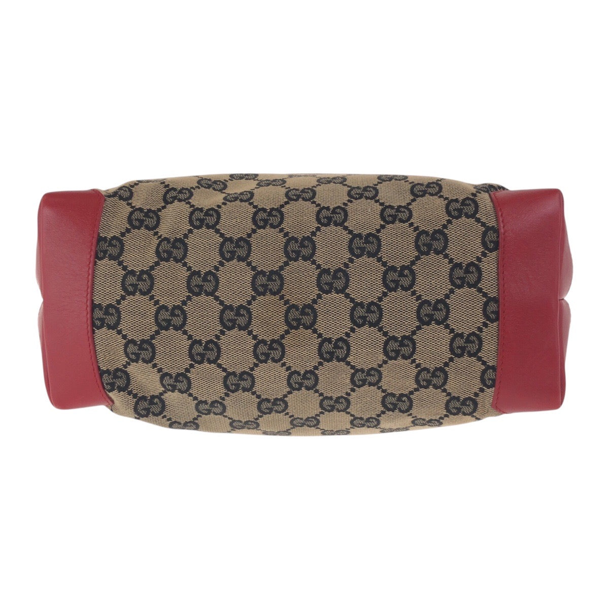 GUCCI Tote Bag 019 0402 GG canvas Red Navy SilverMetal