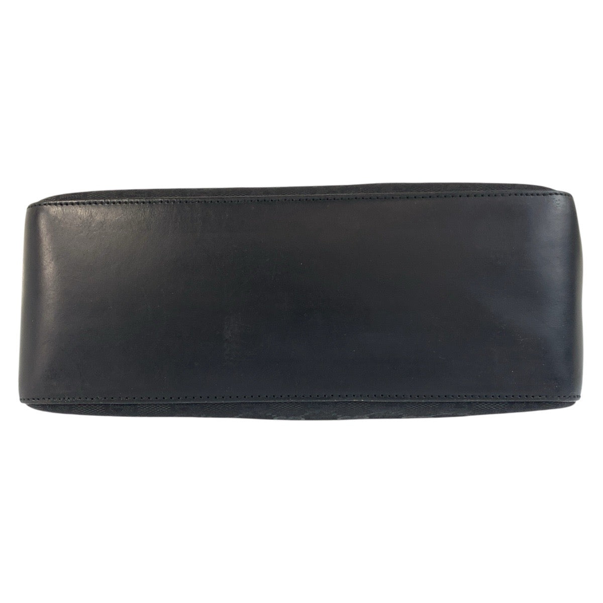 GUCCI Shoulder Bag 001 3766 GG canvas Black SilverMetal