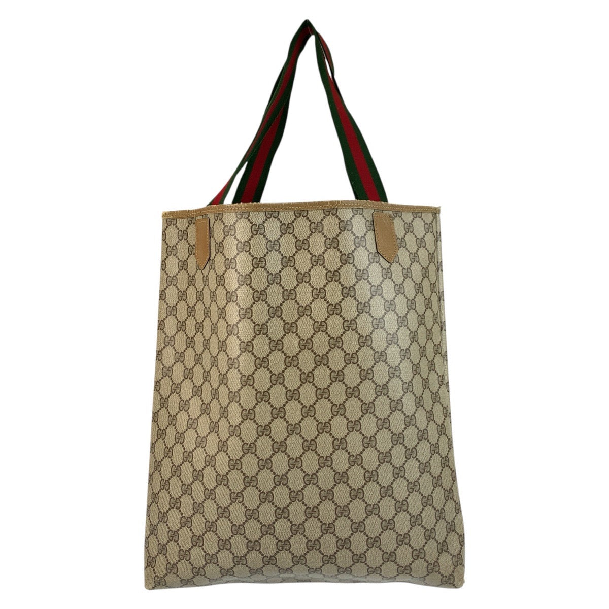 GUCCI Tote Bag GG Supreme Canvas beige Sherry line