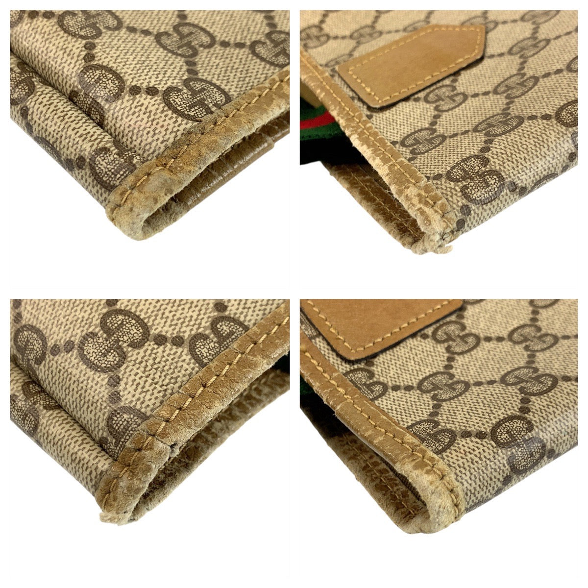 GUCCI Tote Bag GG Supreme Canvas beige Sherry line