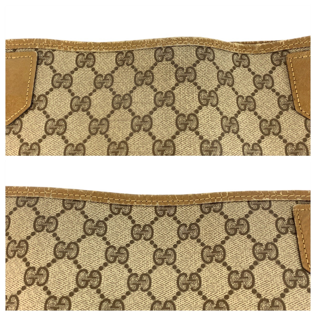 GUCCI Tote Bag GG Supreme Canvas beige Sherry line