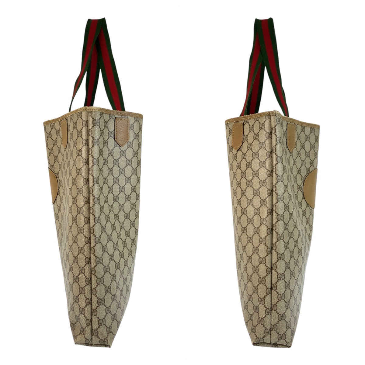 GUCCI Tote Bag GG Supreme Canvas beige Sherry line
