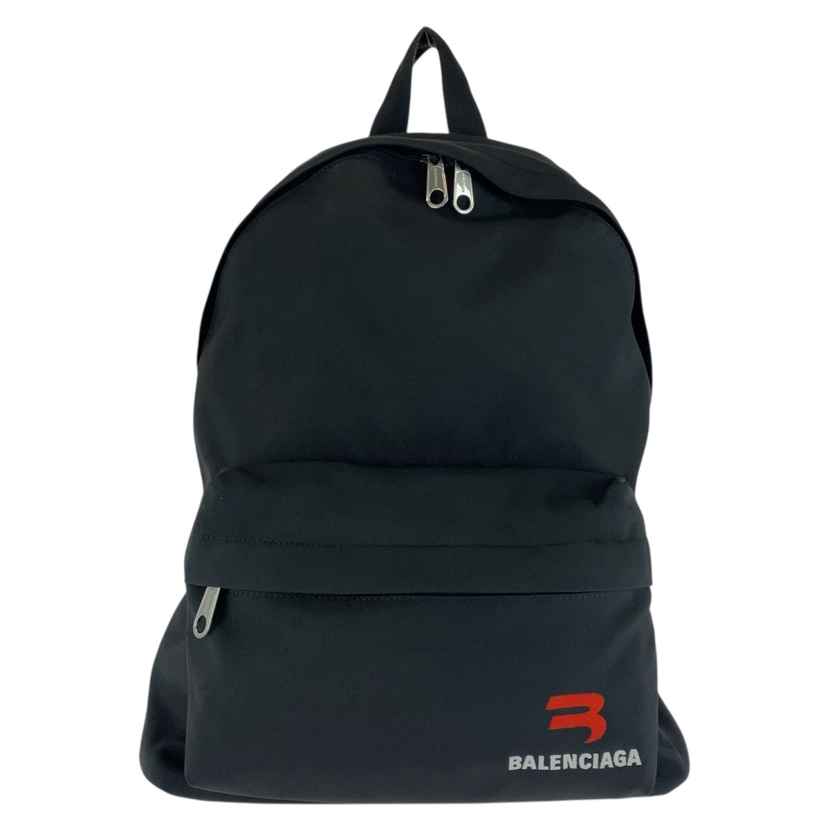 BALENCIAGA Backpack Nylon Black SilverMetal