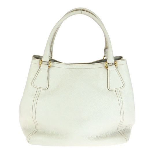 PRADA Handbag BN2534 leather White Gold Metal Vitterodino