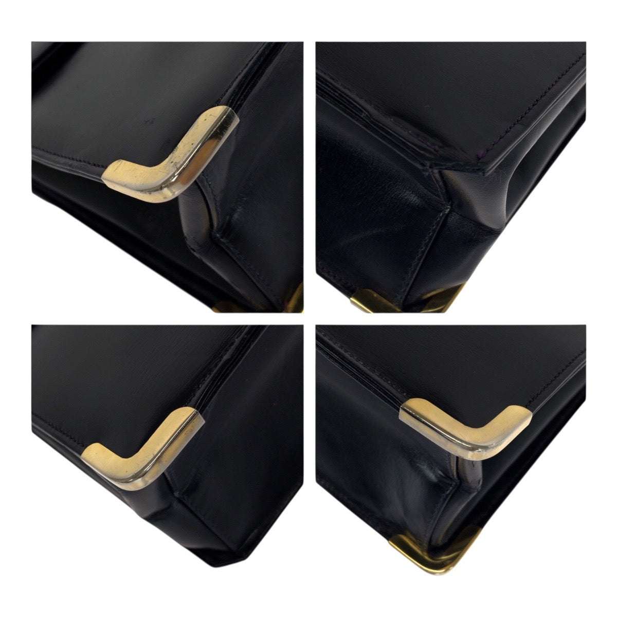 Dior Shoulder Bag leather Black GoldMetal