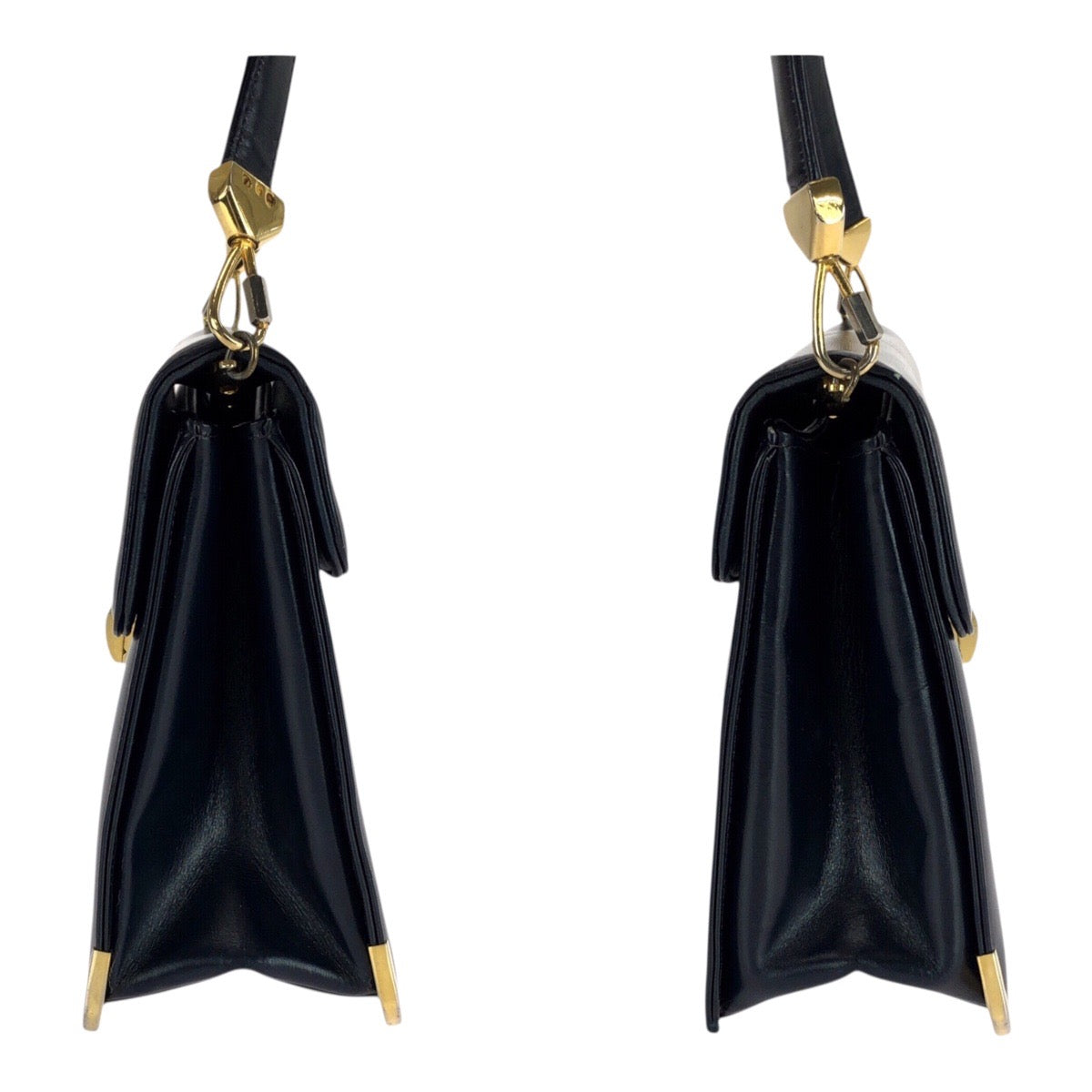 Dior Shoulder Bag leather Black GoldMetal